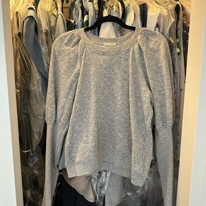 Ulla Johnson grey philo sweatshirt